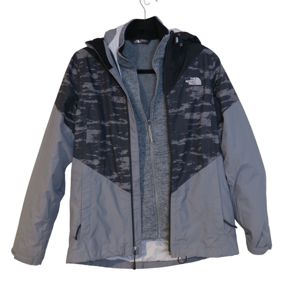 North Face‎ Aryi Tri Climate Jacket 3 in 1 Pache Grey Snow Rain Cold Weather
